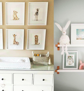 ¿Cómo decorar el cuarto de mi bebé con marcos para cuadros? | FRAME IT